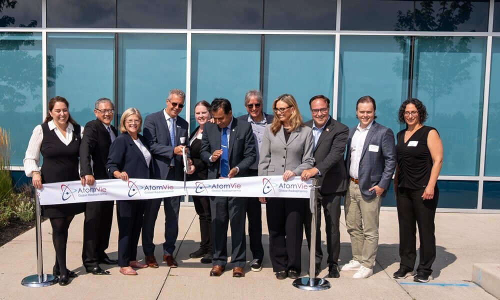 AtomVie opens $160m radiopharmaceutical manufacturing facility in Ontario